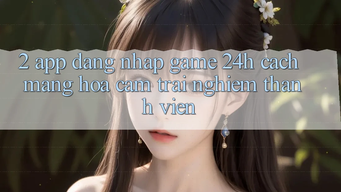2. App Đăng Nhập Game 24h: Cách Mạng Hóa Cảm trải nghiệm Thành viên