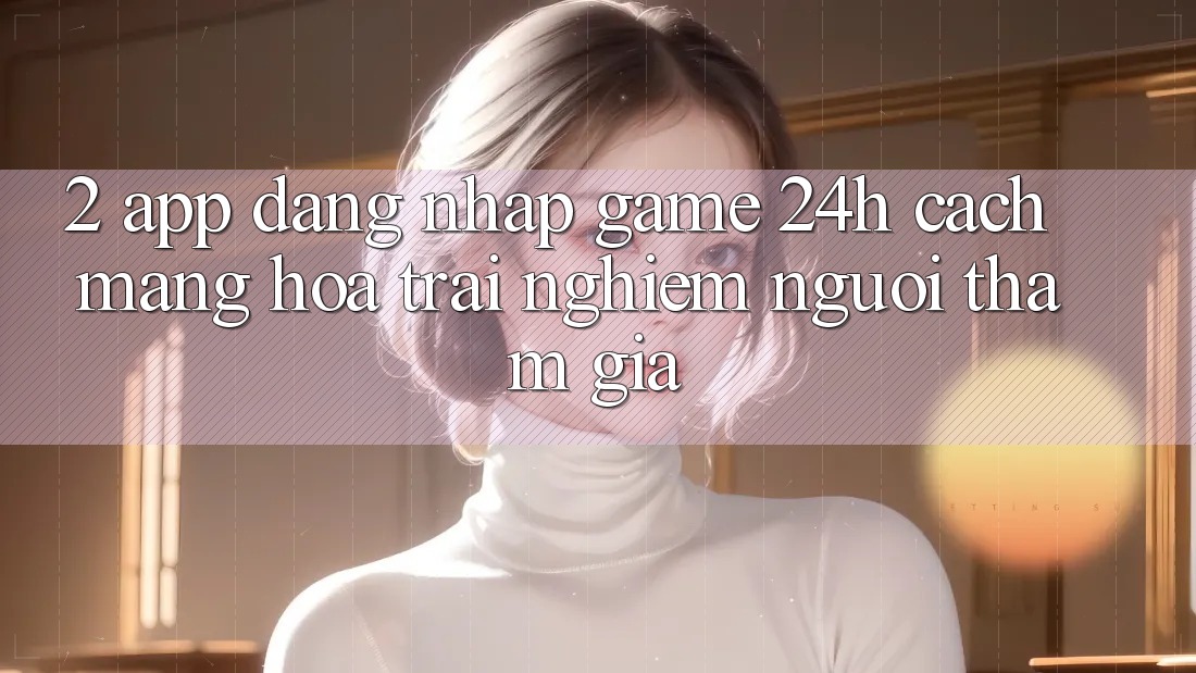 2. App Đăng Nhập Game 24h: Cách Mạng Hóa Trải Nghiệm Người tham gia 2. App Đăng Nhập Game 24h: Cách Mạng Hóa Trải Nghiệm Người tham gia