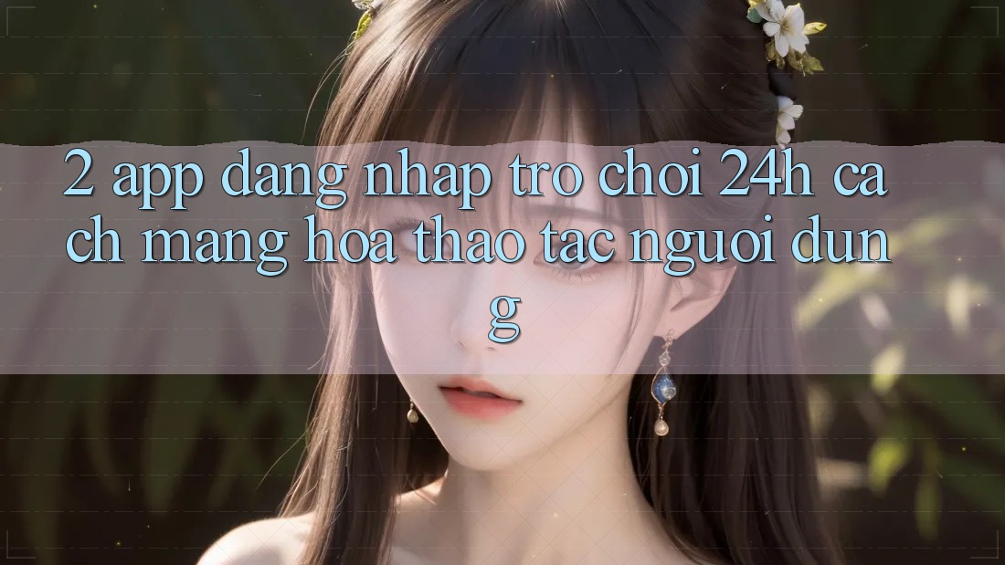 2. App Đăng Nhập Trò chơi 24h: Cách Mạng Hóa Thao tác Người Dùng 2. App Đăng Nhập Trò chơi 24h: Cách Mạng Hóa Thao tác Người Dùng