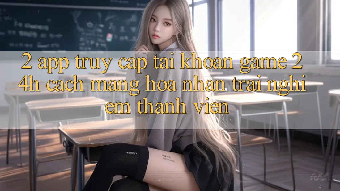 2. App Truy cập tài khoản Game 24h: Cách Mạng Hóa Nhận trải nghiệm Thành viên