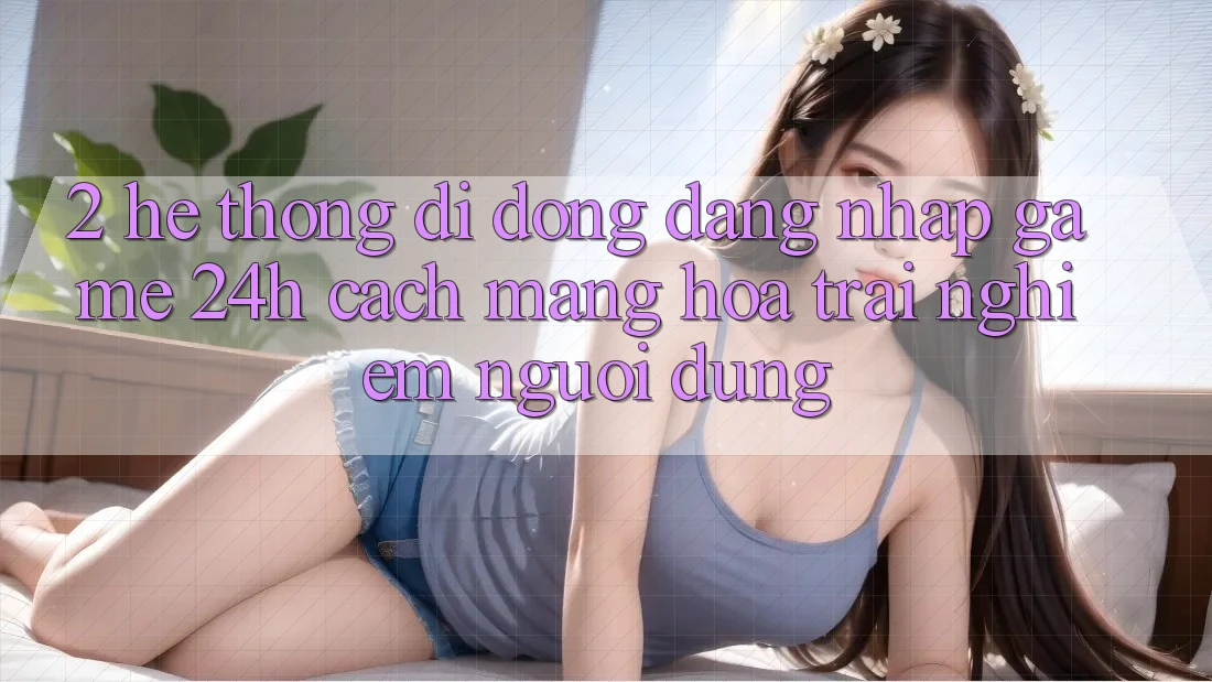 2. Hệ thống di động Đăng Nhập Game 24h: Cách Mạng Hóa Trải Nghiệm Người Dùng