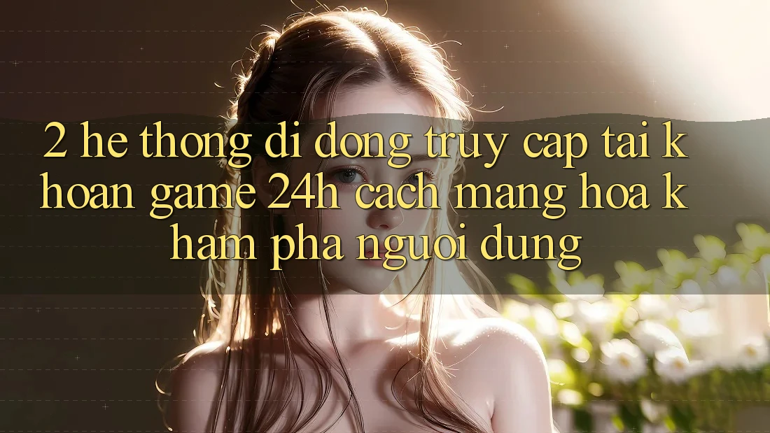 2. Hệ thống di động Truy cập tài khoản Game 24h: Cách Mạng Hóa Khám phá Người Dùng