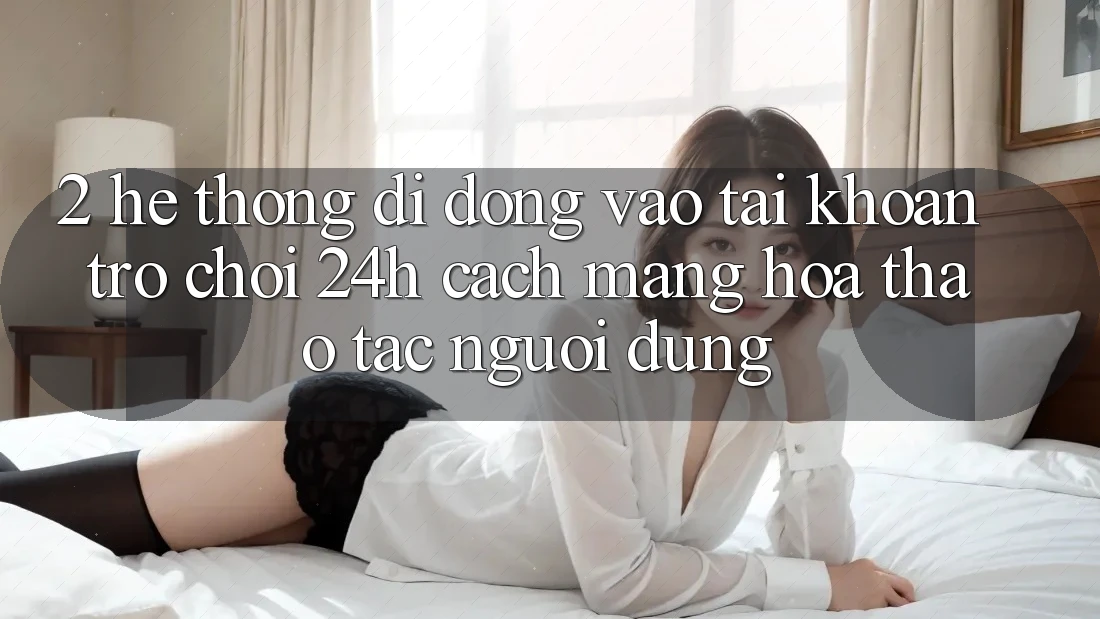 2. Hệ thống di động Vào tài khoản Trò chơi 24h: Cách Mạng Hóa Thao tác Người Dùng