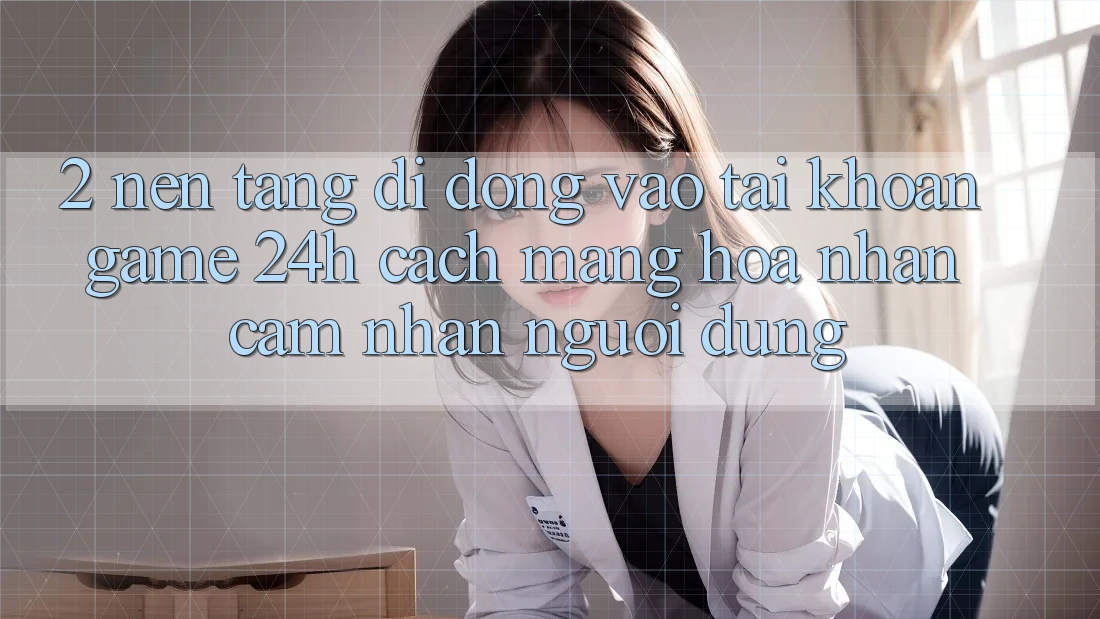 2. Nền tảng di động Vào tài khoản Game 24h: Cách Mạng Hóa Nhận cảm nhận Người Dùng