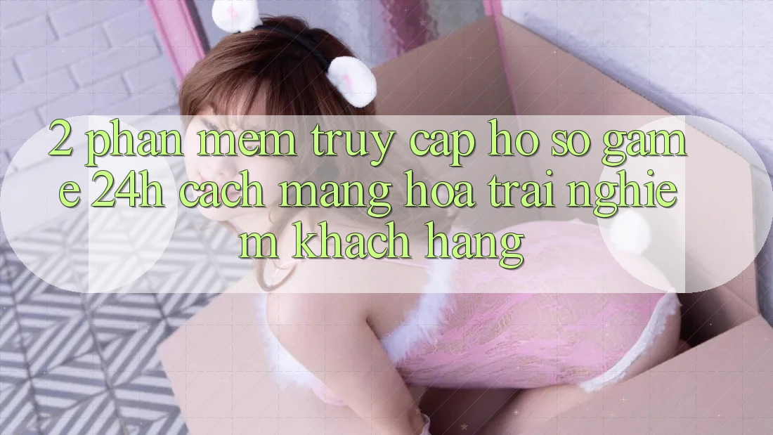 2. Phần mềm Truy cập hồ sơ Game 24h: Cách Mạng Hóa Trải Nghiệm Khách hàng 2. Phần mềm Truy cập hồ sơ Game 24h: Cách Mạng Hóa Trải Nghiệm Khách hàng