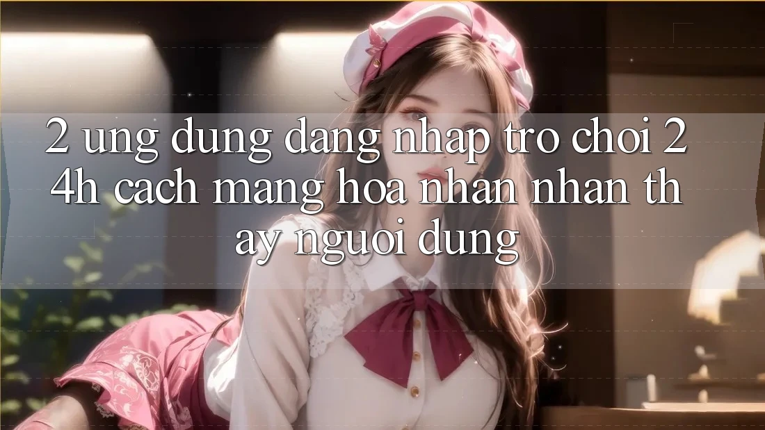 2. Ứng Dụng Đăng Nhập Trò chơi 24h: Cách Mạng Hóa Nhận nhận thấy Người Dùng