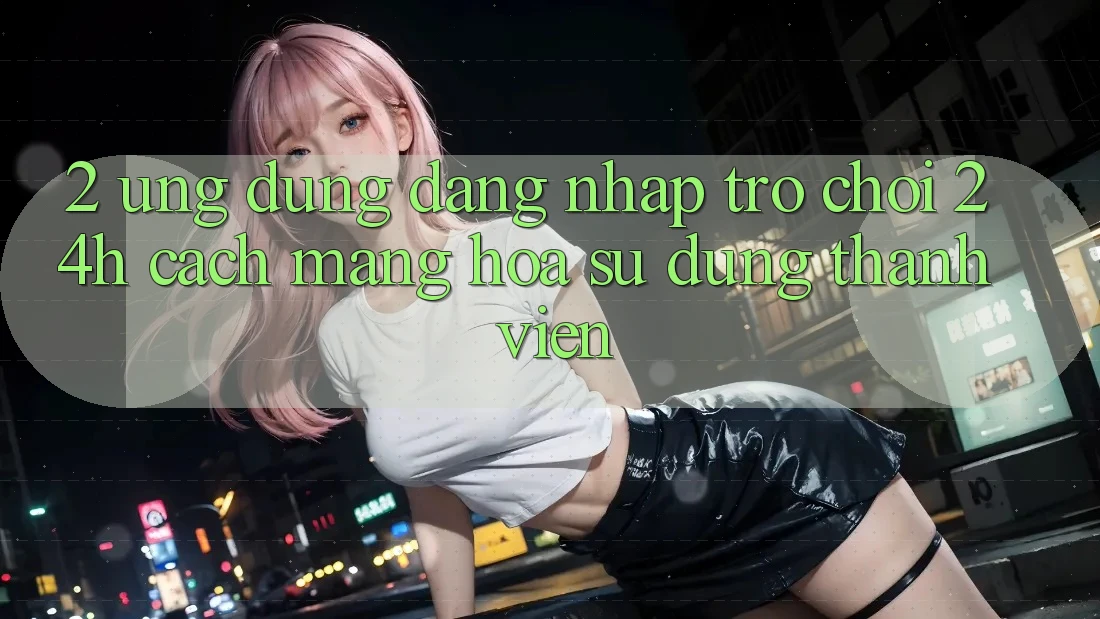 2. Ứng Dụng Đăng Nhập Trò chơi 24h: Cách Mạng Hóa Sử dụng Thành viên