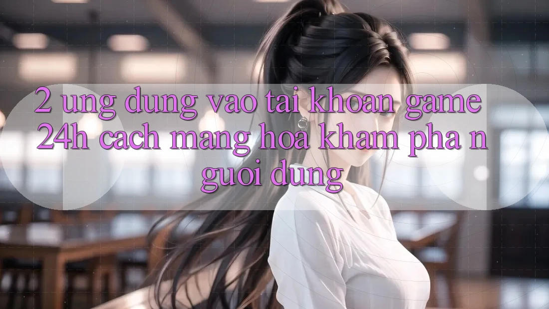 2. Ứng Dụng Vào tài khoản Game 24h: Cách Mạng Hóa Khám phá Người Dùng