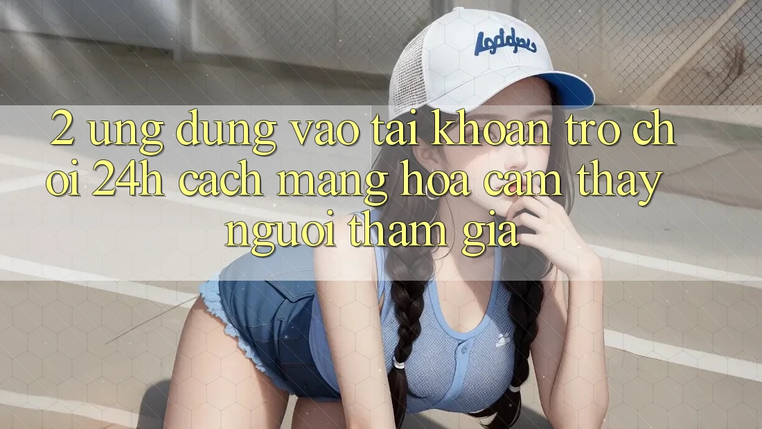 2. Ứng Dụng Vào tài khoản Trò chơi 24h: Cách Mạng Hóa Cảm thấy Người tham gia