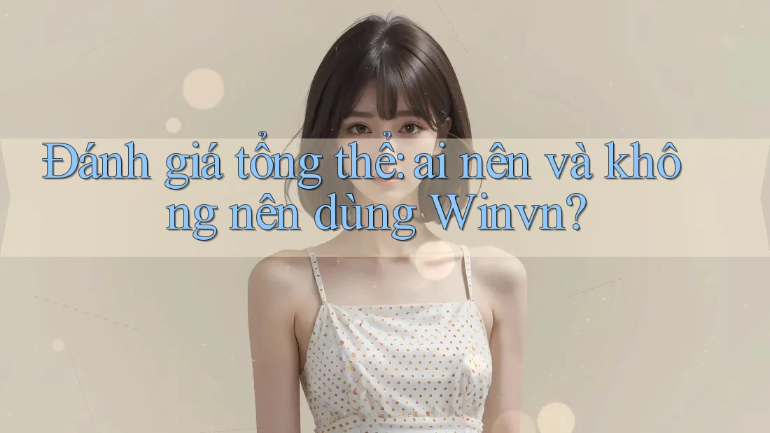 Đánh giá tổng thể: ai nên và không nên dùng Winvn? Đánh giá tổng thể: ai nên và không nên dùng Winvn?