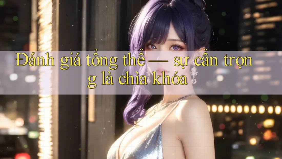 Đánh giá tổng thể — sự cẩn trọng là chìa khóa Đánh giá tổng thể — sự cẩn trọng là chìa khóa