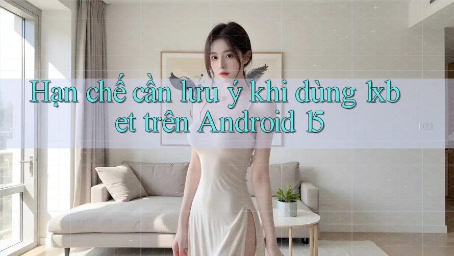 Hạn chế cần lưu ý khi dùng 1xbet trên Android 15