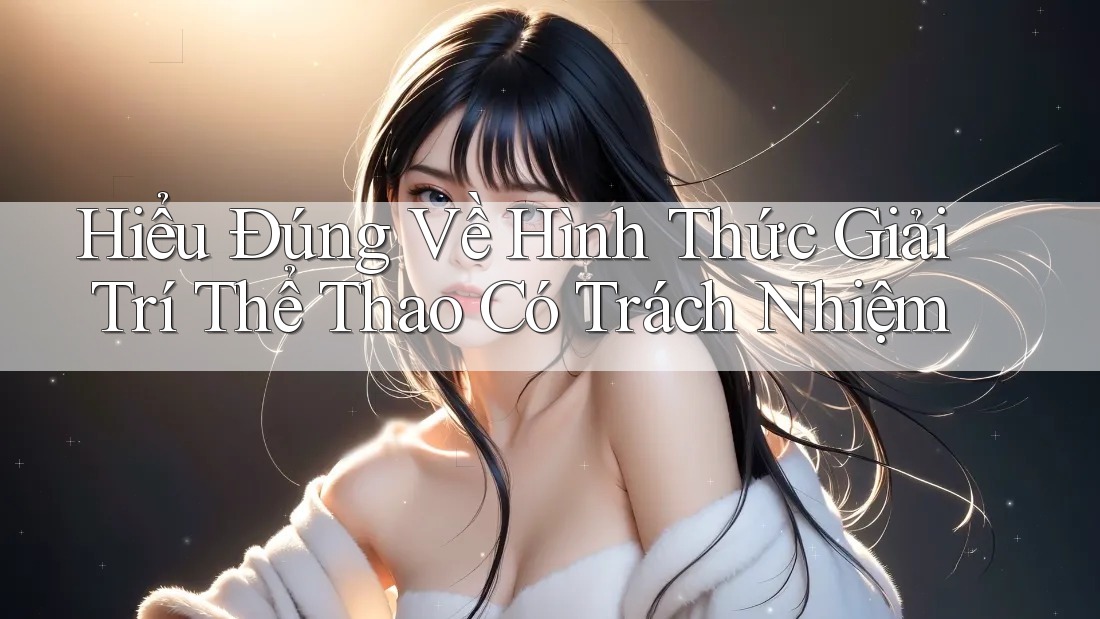 Hiểu Đúng Về Hình Thức Giải Trí Thể Thao Có Trách Nhiệm