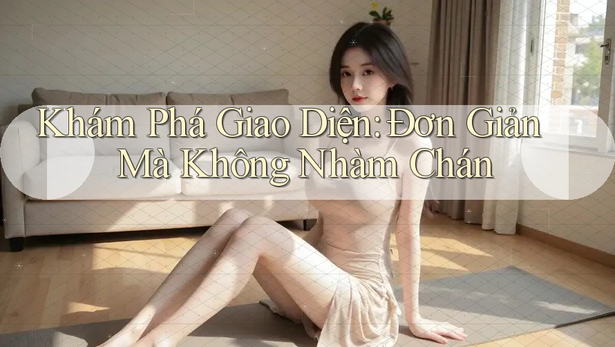 Khám Phá Giao Diện: Đơn Giản Mà Không Nhàm Chán Khám Phá Giao Diện: Đơn Giản Mà Không Nhàm Chán