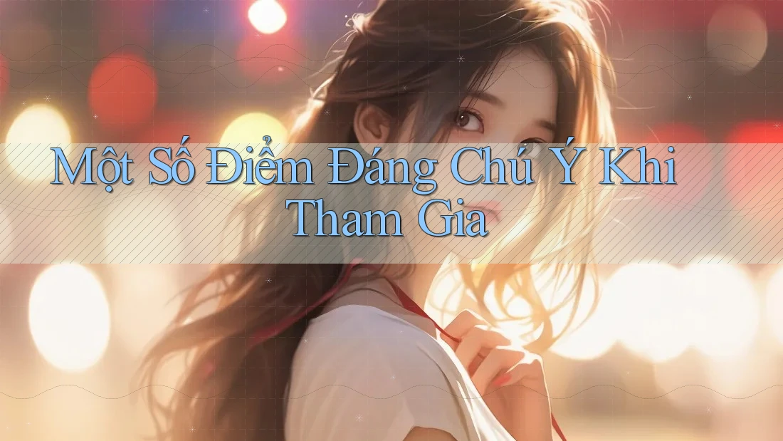 Một Số Điểm Đáng Chú Ý Khi Tham Gia