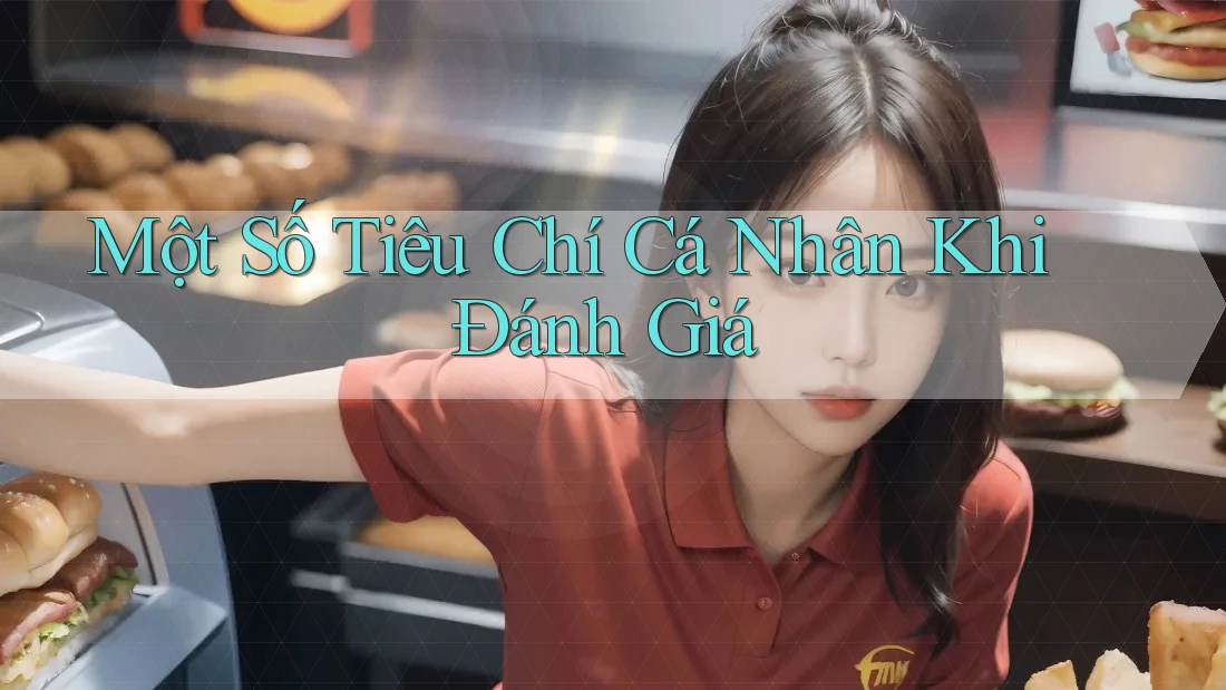 Một Số Tiêu Chí Cá Nhân Khi Đánh Giá Một Số Tiêu Chí Cá Nhân Khi Đánh Giá