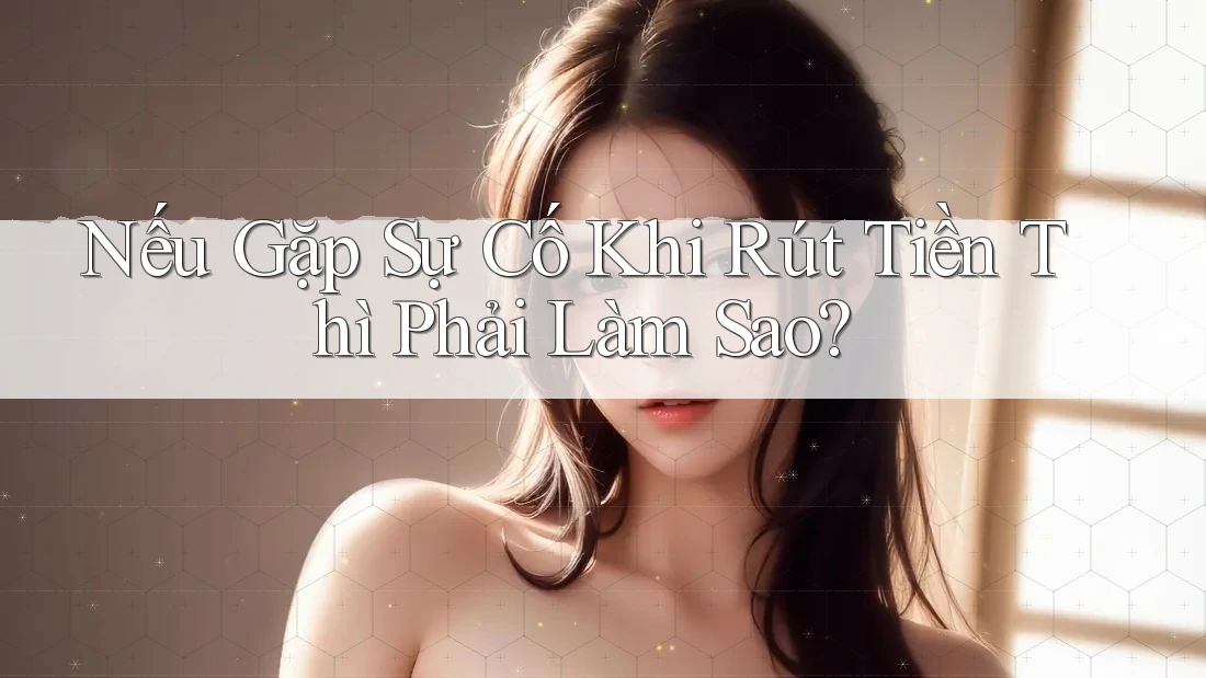 Nếu Gặp Sự Cố Khi Rút Tiền Thì Phải Làm Sao?