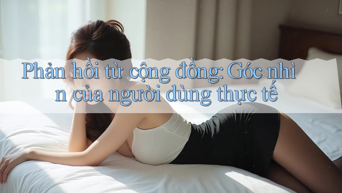 Phản hồi từ cộng đồng — góc nhìn của người dùng thực tế Phản hồi từ cộng đồng — góc nhìn của người dùng thực tế