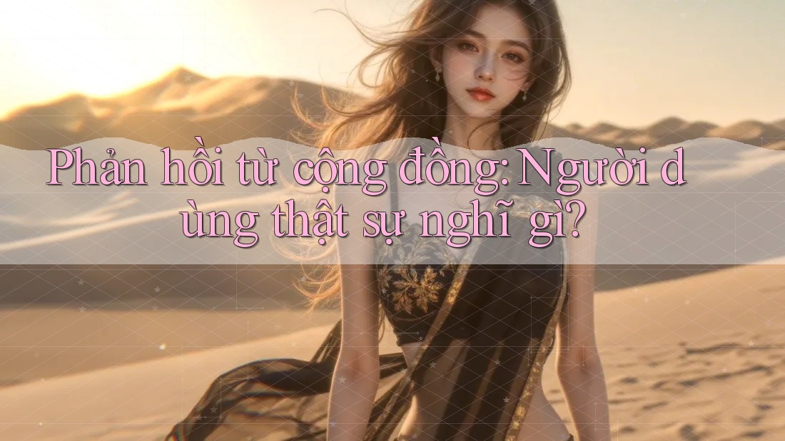 Phản hồi từ cộng đồng: Người dùng thật sự nghĩ gì?