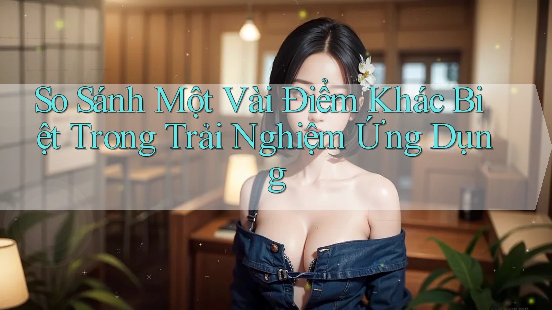 So Sánh Một Vài Điểm Khác Biệt Trong Trải Nghiệm Ứng Dụng