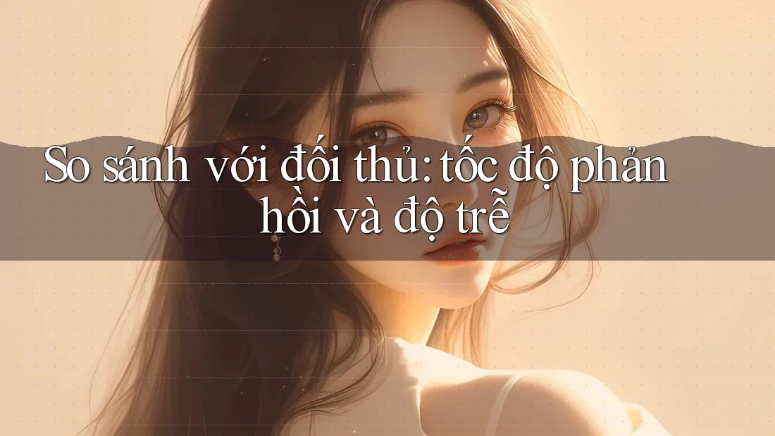 So sánh với đối thủ: tốc độ phản hồi và độ trễ