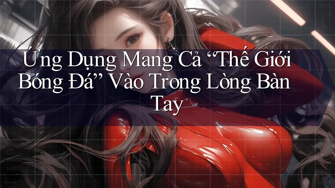 Ứng Dụng Mang Cả “Thế Giới Bóng Đá” Vào Trong Lòng Bàn Tay