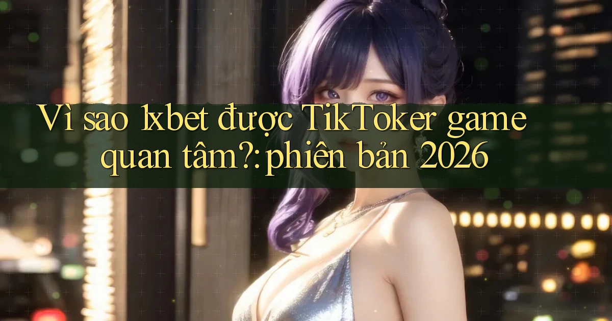 Vì sao 1xbet được TikToker game quan tâm phiên bản 2026
