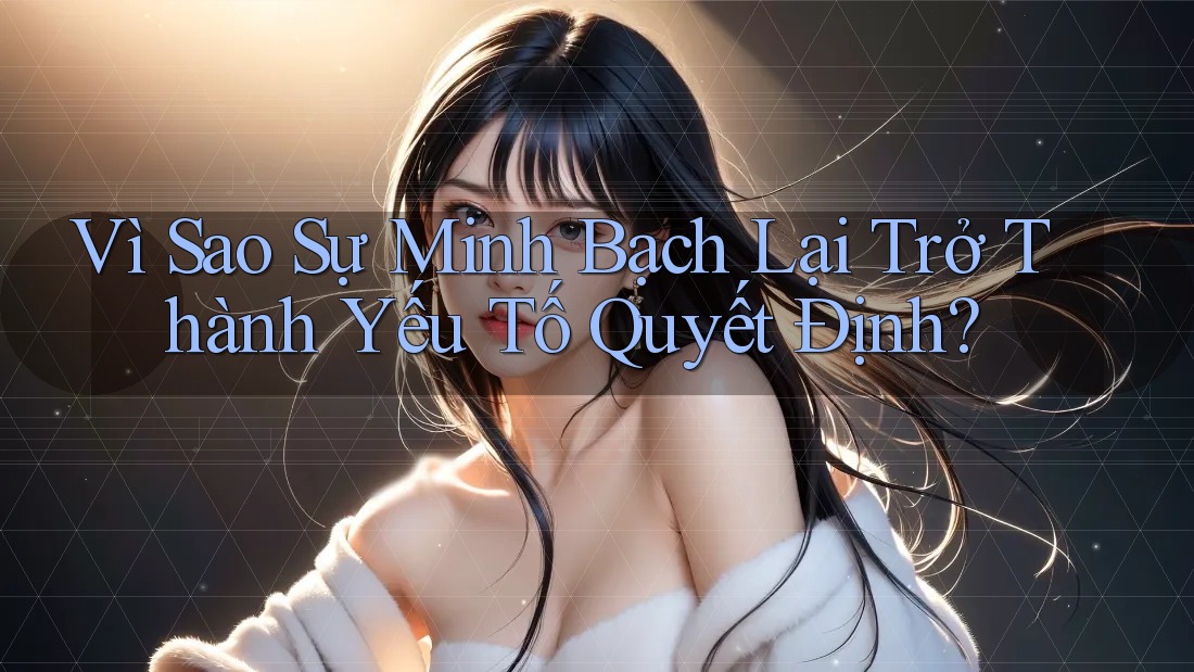 Vì Sao Sự Minh Bạch Lại Trở Thành Yếu Tố Quyết Định?